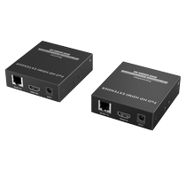 Langqiang LQ560PRO HDMI network cable extender HD to RJ45 single network cable transmission supports switch one-to-many infrared return RS232 control 150m extender