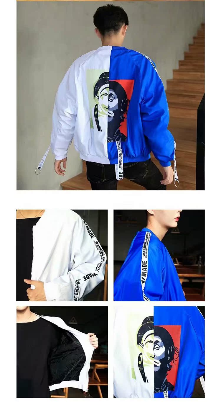 Cotton nam thủy thủ thương hiệu sinh viên lỏng áo khoác cotton mùa đông quần áo ấm bf phong cách Harajuku béo béo hip hop áo khoác áo khoác nam hàng hiệu