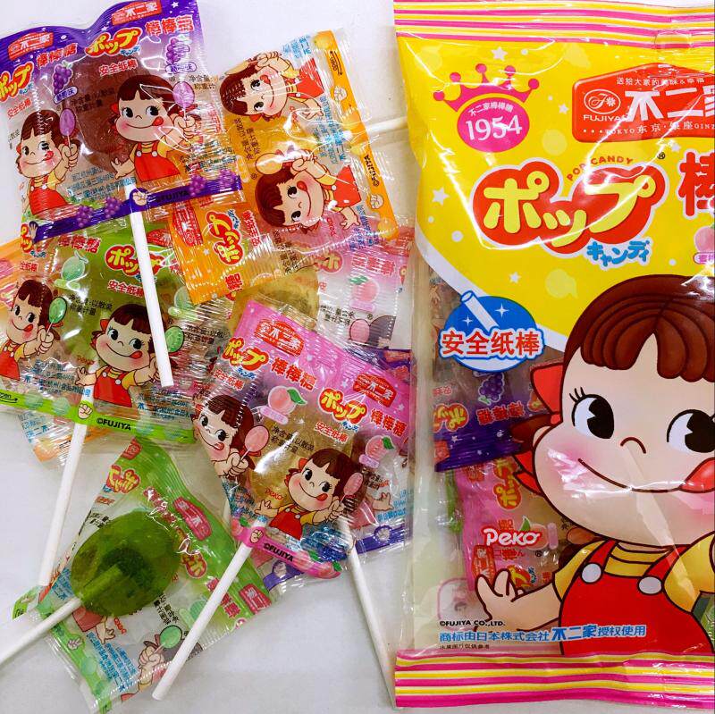 Japan has not two lollipop 50g*10 bags of 80 mixed taste safety paper sticks children snack sweets