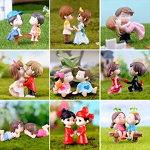 Wedding Valentines Day Scene Cake Decoration Ornaments Bride Couple Proposal Wedding Cake Decoration
