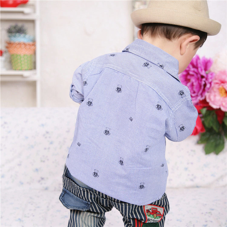 Chemise garcon à manche longue - Ref 2073225 Image 21