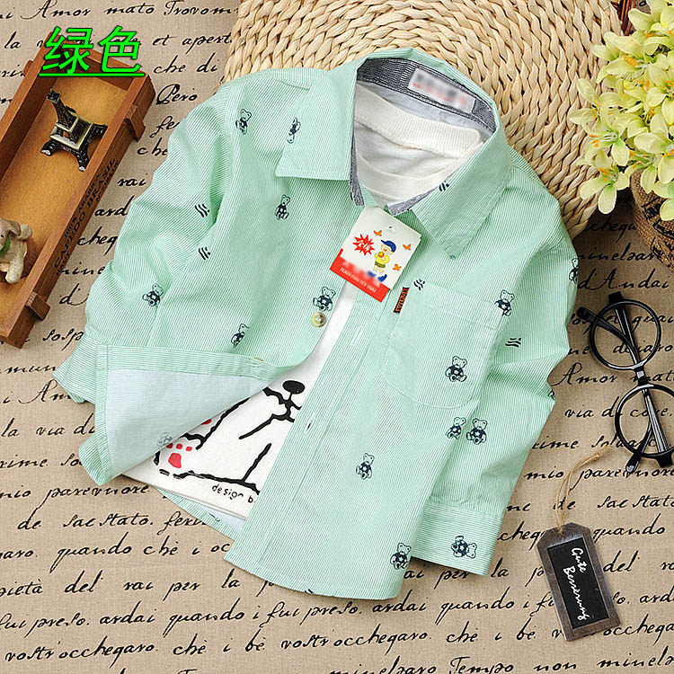 Chemise garcon à manche longue - Ref 2073225 Image 35