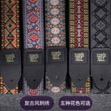 ERNIE BALL Ретро трикотажная гитара, подтяжки, стиль бохо, с вышивкой