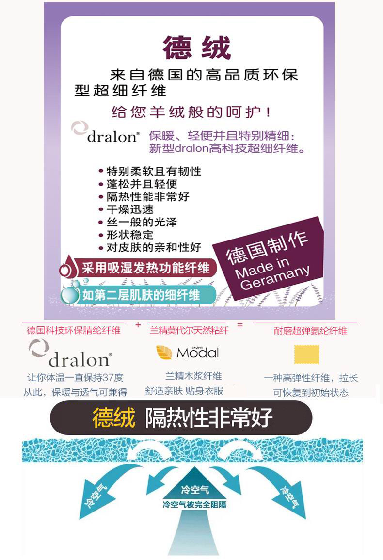 Sous-vêtement chaud jeunesse DRY001 en acrylique - Ref 719277 Image 13