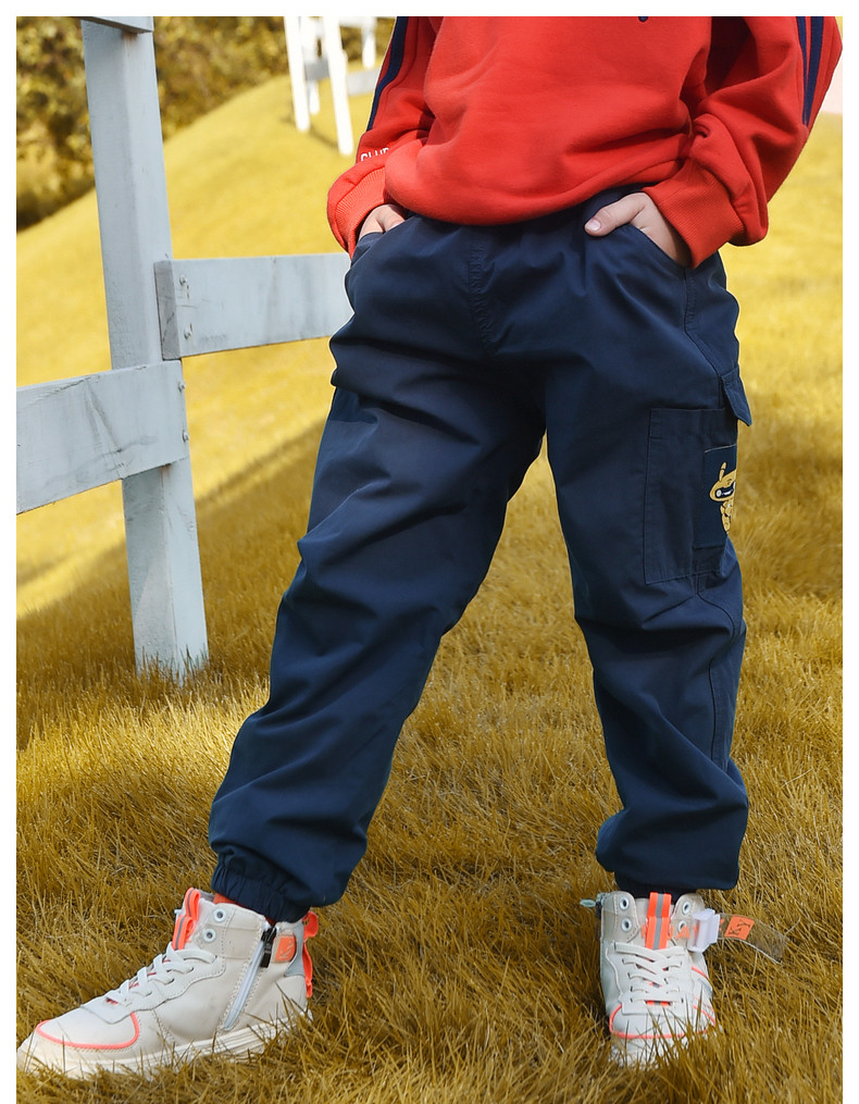 铅笔俱乐部 22年秋款 双层加绒保暖 儿童工装裤 天猫优惠券折后￥59包邮（￥87-28）90~160码4色可选