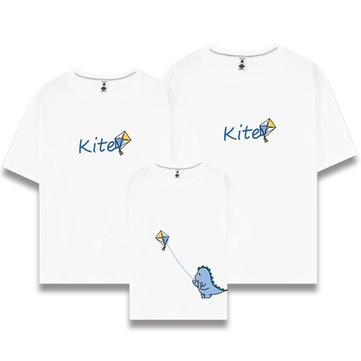 2021年新款高端洋气亲子装夏装纯棉一家