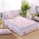 Yu Xuân ngủ bông bedspread bông giường váy mảnh duy nhất của bông và giường bông đặt 1.5m1.8 tờ Mega dày Hàn Quốc - Váy Petti