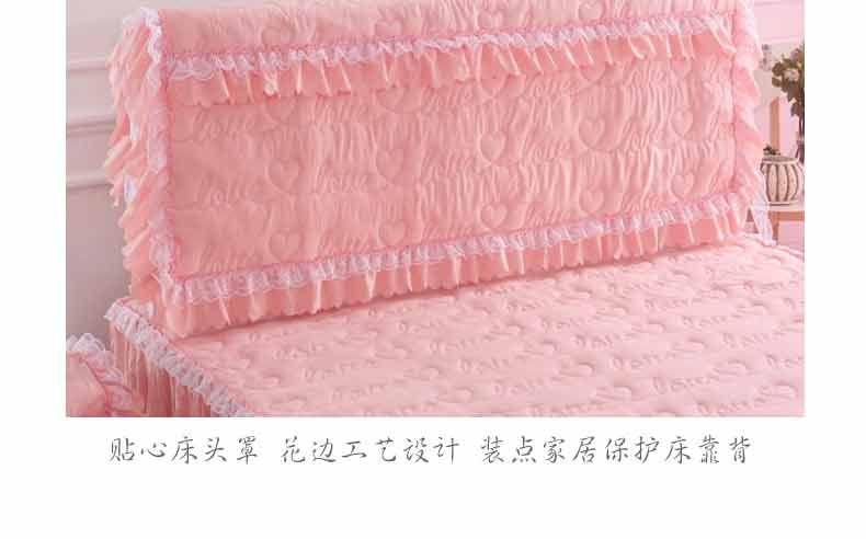 Khăn trải giường dày bằng vải trải giường đơn mảnh công chúa gió 1,5 / 1,8m2.0 m giường 笠 Simmons mat bộ ga giường spa