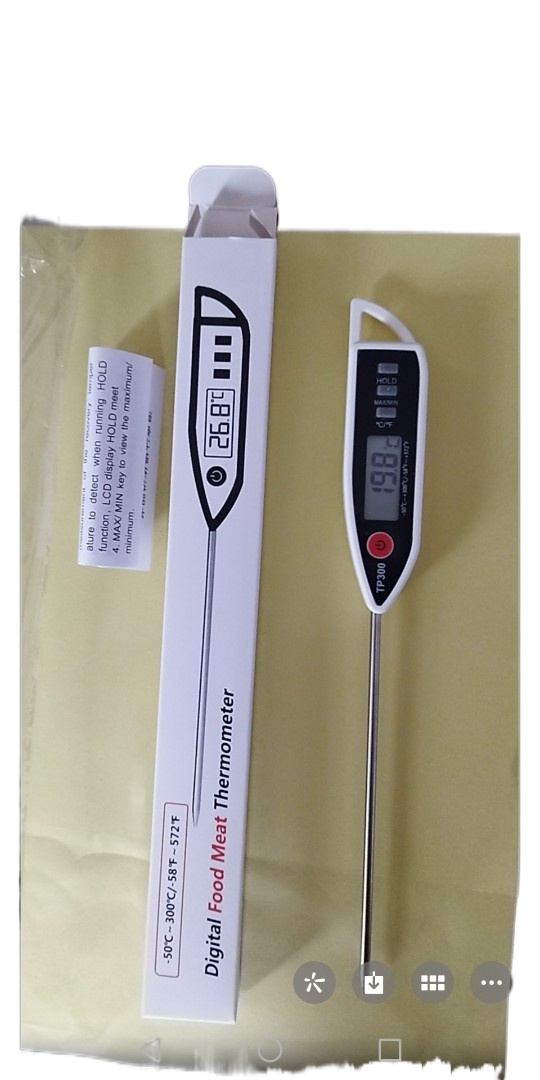 Metal Needle Pen Type Electronic Thermometer Food Thermometer food thermometer Water temperature meter liquid thermometer brewing tool