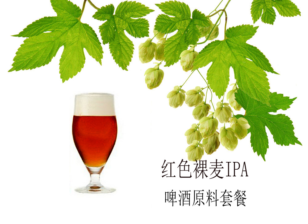 Red naked wheat IPA (RED RYE IPA) beer raw material package 20 litres of self-made raw material tool supplies