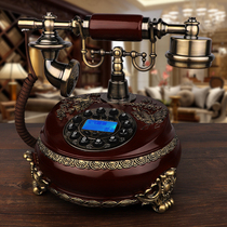 Eurostyle antique telephone base machine creative old vintage swivel disc home wired wireless card