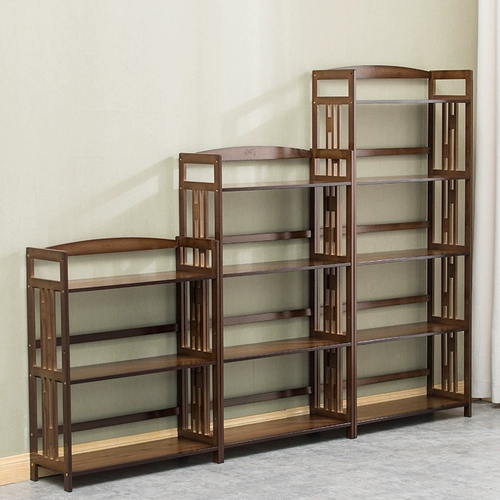 Современный простая бамбуковая полка с твердым деревом посадки гостиной в офисной комнате на полке накладной хранения бамбука бамбук