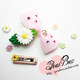 Cute daisy diamond handmade bow pet hair accessories Teddy Yorkshire Maltese head flower ເຄື່ອງປະດັບ hairpin