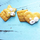 Peasbox dog biscuits hair clip ອຸປະກອນສັດລ້ຽງ Yorkshire Teddy Maltese headdress
