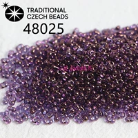 2х4мм 48025 Чешские перламутровые прозрачные бусины арахис 10г примерно 280 шт.