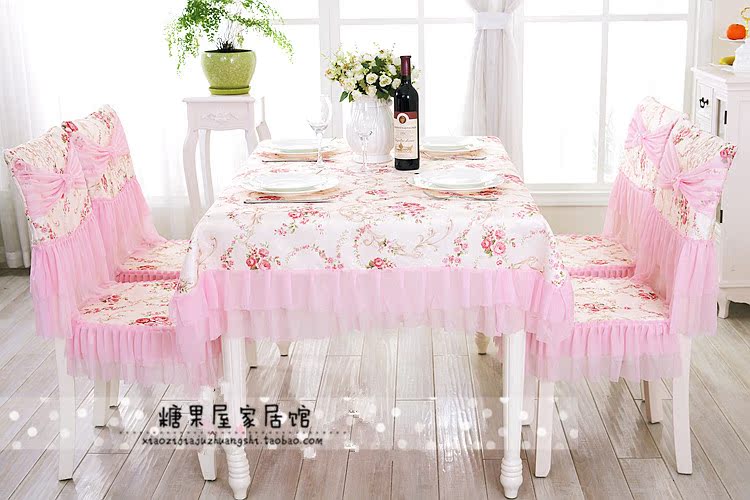 Ghế bọc khăn trải bàn vườn vải khăn trải bàn đặt ghế ăn bọc ghế khăn trải bàn khăn trải bàn cà phê vải 13 miếng đặt khăn trải bàn kính phòng khách