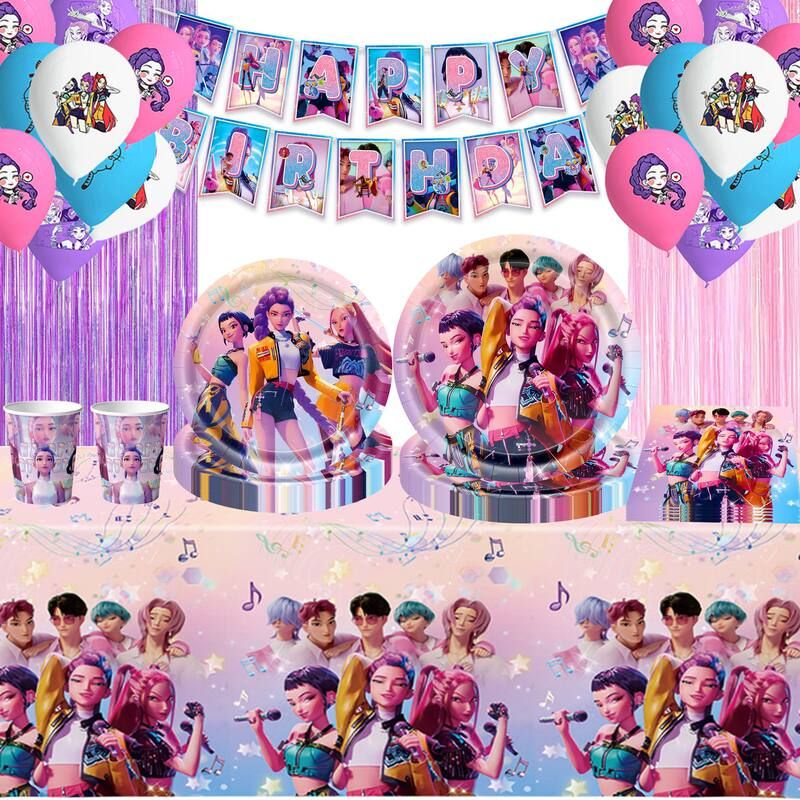 New Witch-Themed Party Decorations Disposable Paper Plates Napkins Banners Flags Cutlery New Witch-Themed Party Decorations Disposable Paper Plates Napkins Banners Flags Cutlery