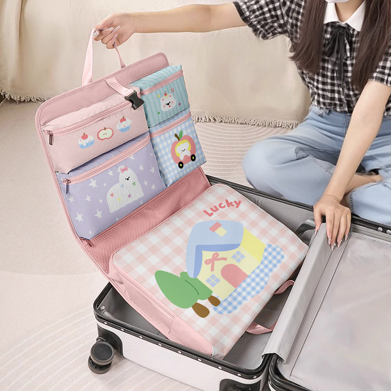 Seven-In-One Travel Storage Bag, Portable Organizer Bag, Special Clothing Bag for Underwear, Business Trip Luggage Organizer Bag Seven-In-One Travel Storage Bag, Portable Organizer Bag, Special Clothing Bag for Underwear, Business Trip Luggage Organizer Bag