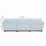 老花农 Углубленный ящик для цветов на балконе, цветочный горшок для огорода на крыше, очень большой прямоугольный лоток для растений в овощном горшке