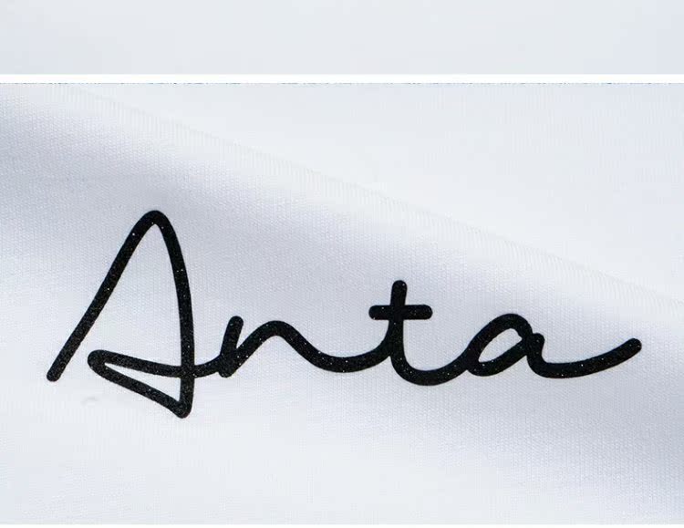 Anta T-shirt nữ 2019 hè mới màu trắng đế rắn màu thể dục ngắn tay nữ sinh viên thủy triều Authentic - Áo phông thể thao ao thun the thao