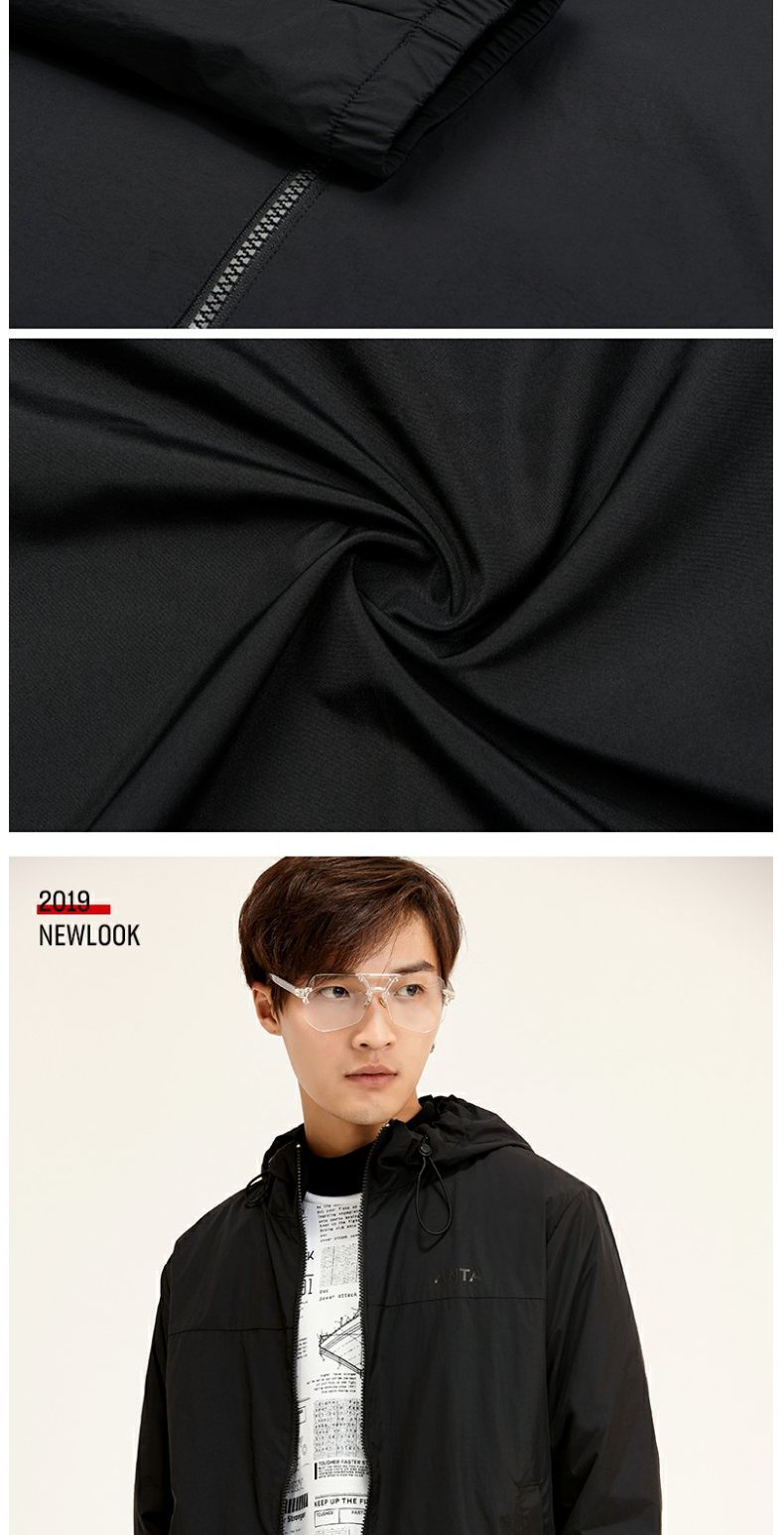 Anta jacket nam 2019 mùa hè mới dệt thể thao áo khoác giản dị xu hướng áo gió thể thao nam - Áo gió thể thao áo gió nữ 2020