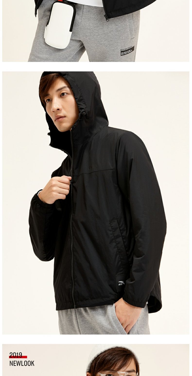 Anta jacket nam 2019 mùa hè mới dệt thể thao áo khoác giản dị xu hướng áo gió thể thao nam - Áo gió thể thao áo gió nữ 2020