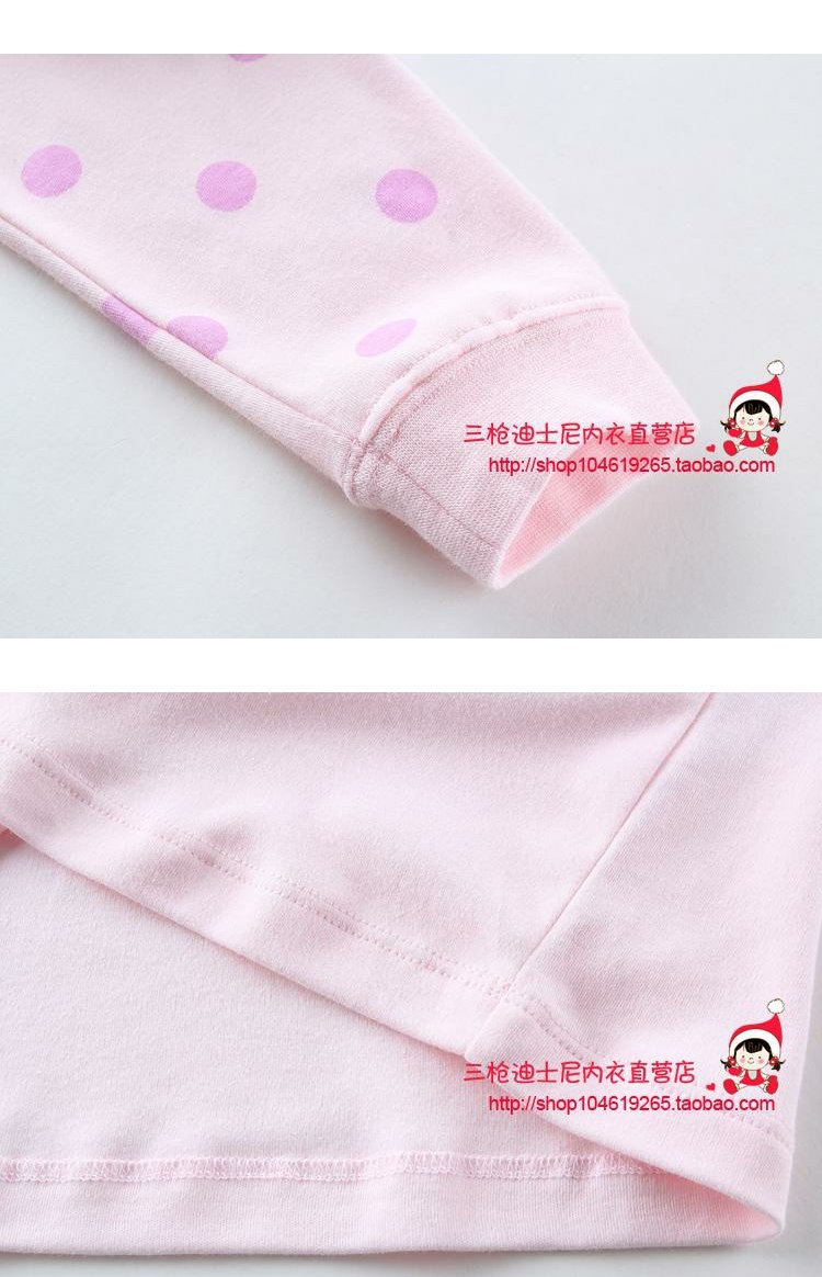 Đồ lót trẻ em Disney Cô gái quần Minnie cotton mùa thu Cotton cotton mùa thu và mùa đông đồ bộ cho bé gái 11 tuổi