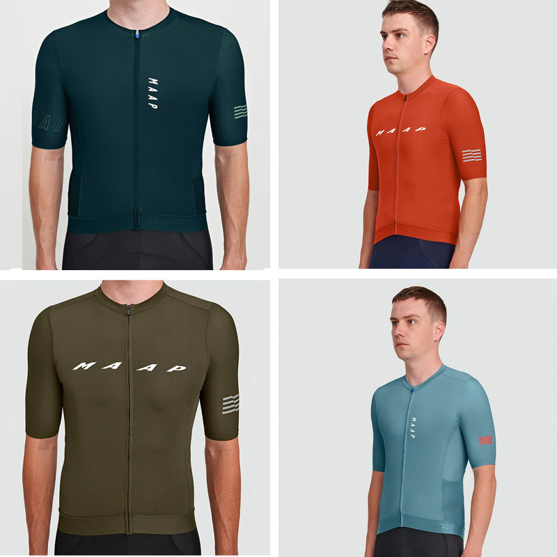 2022 Summer comfort Breathable Outdoor Sport Riding Comfort MaAP Mountaineering Bike Bike Jersey Man Short Sleeve Blouse