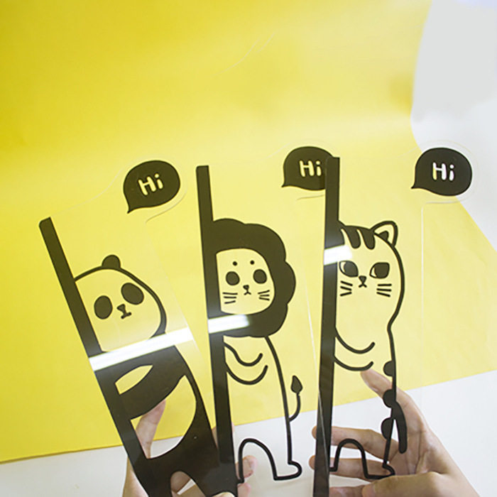 Computer message board Monitor post-it note message board side side post-it note message board post-it note screen post-it note transparent board