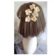 Thời trang và thẩm mỹ Kẹp tóc hoa nhỏ tươi mát mô phỏng Xiaohua Mori Cherry Blossom Bangs Kẹp tóc - Phụ kiện tóc