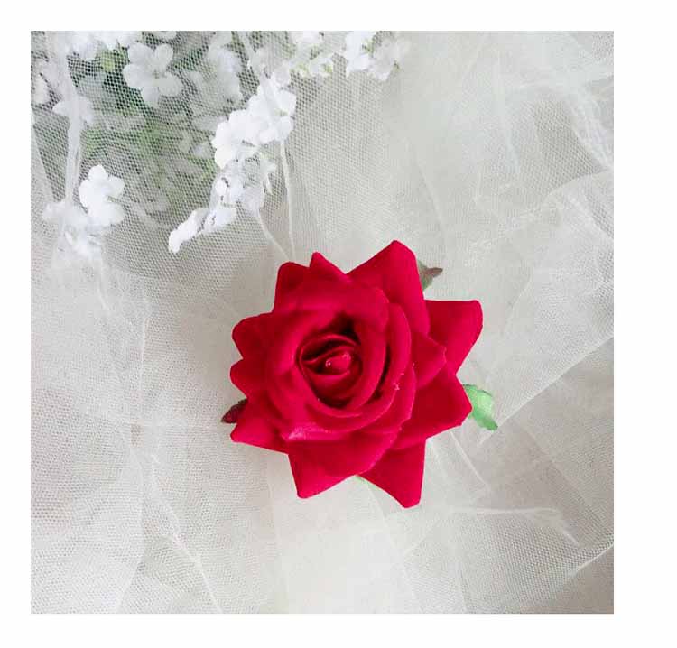 Handmade vải mô phỏng hoa hồng vòng vòng hiệu suất thiết lập ngón tay hoa vòng hoa ảnh phụ kiện ảnh - Nhẫn nhẫn bạc