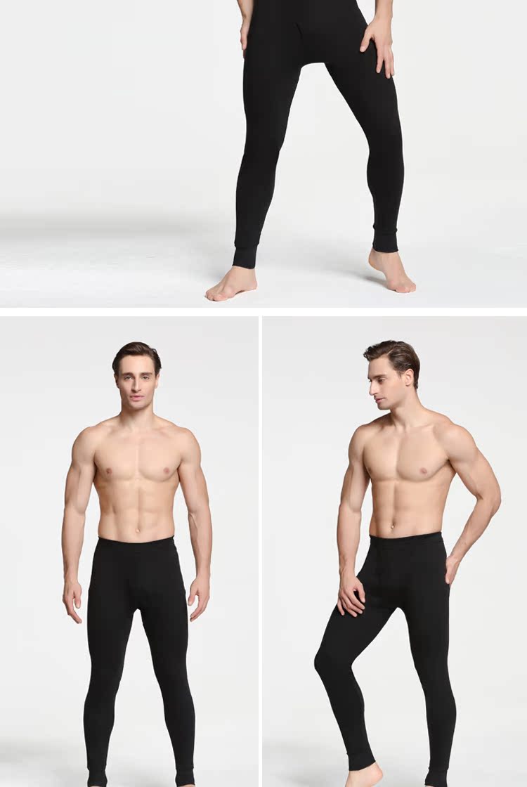 Quần sạch băng mùa thu nam mỏng phần cotton ấm quần lỏng len quần quần mùa thu và quần legging mùa đông quần cotton đơn quần giữ nhiệt nam thể thao