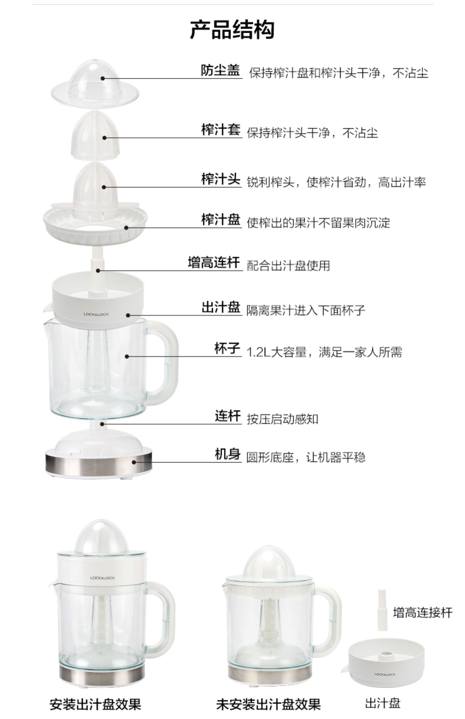 dụng cụ ép trái cây bằng tay Khóa và khóa nhà máy ép nước cam trái cây mini cam tươi vắt bằng máy ép chanh điện EJJ241 - Máy ép trái cây máy xay sinh tố giá rẻ