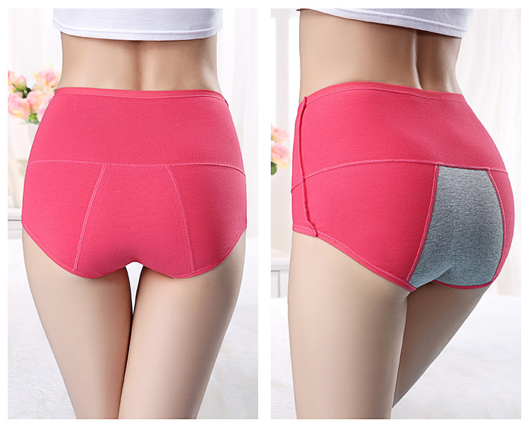 Quần lót sinh lý thời kỳ kinh nguyệt chống rò rỉ cotton cao eo đồ lót nữ tam giác bụng quần nữ cao eo định hình các loại quần lót nam