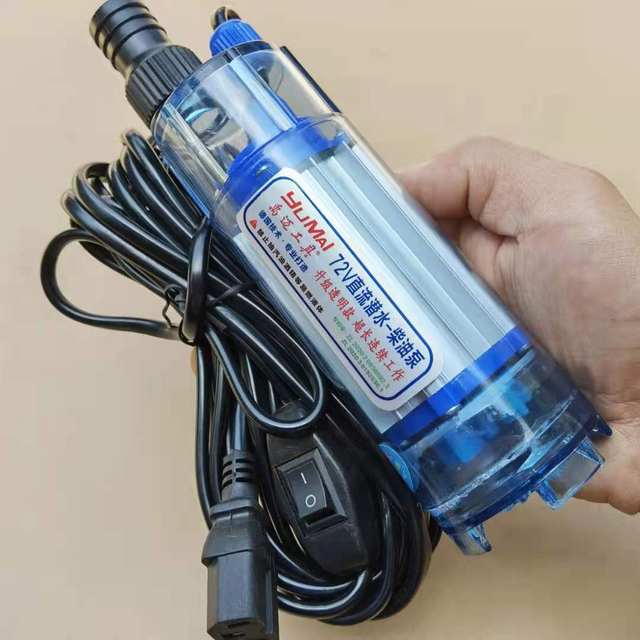 ປັ໊ມນ້ໍາມັນ 48v60v72v ປັ໊ມໄຟຟ້າ submersible pump urea ທອງແດງບໍລິສຸດ self-priming ປັ໊ມກາຊວນສໍາລັບສາມລໍ້ໄຟຟ້າ