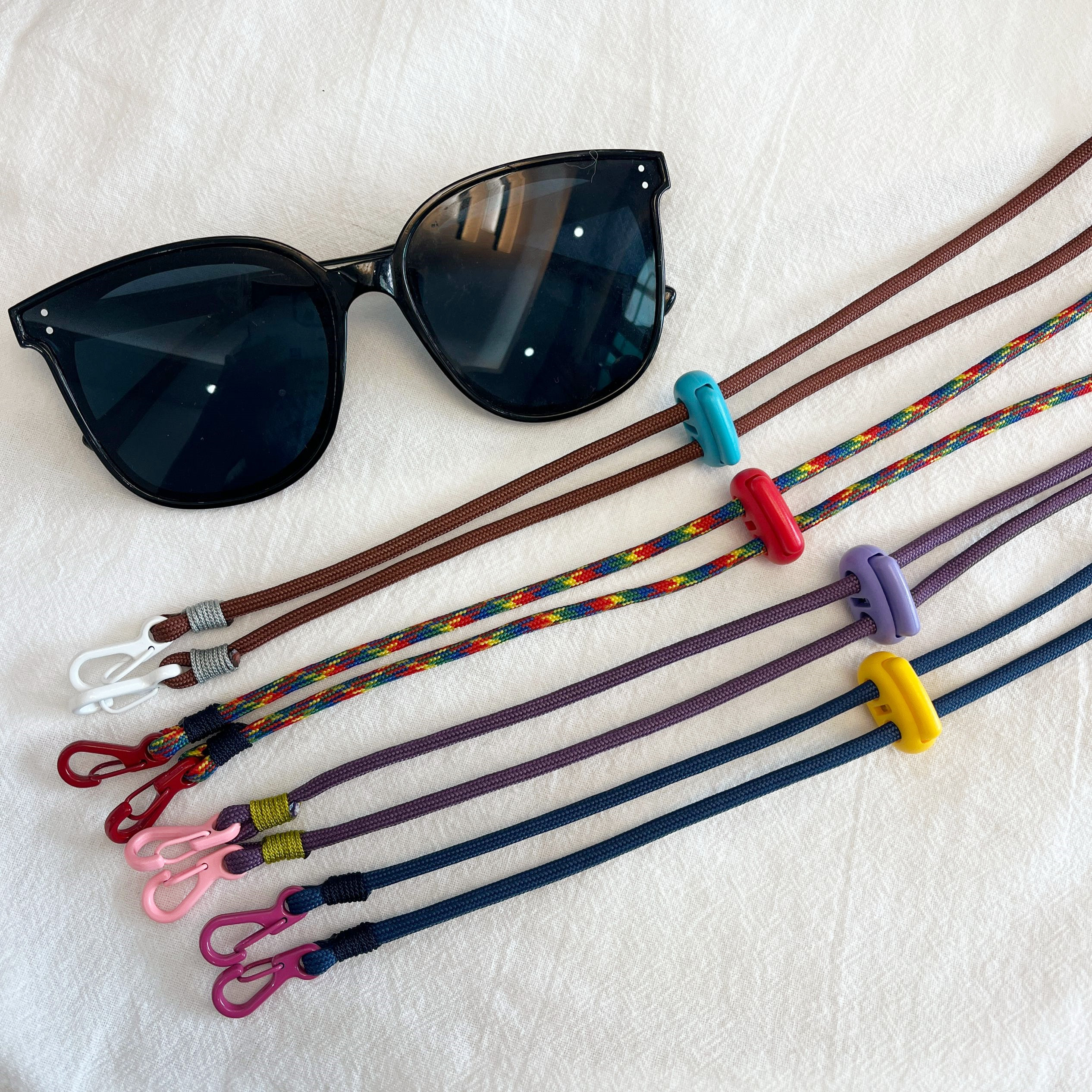 オリジナルハンドメイドメガネマスク多目的ストラップ韓国の紛失防止滑り止めメガネチェーンロープカラフル使いやすいストラップ