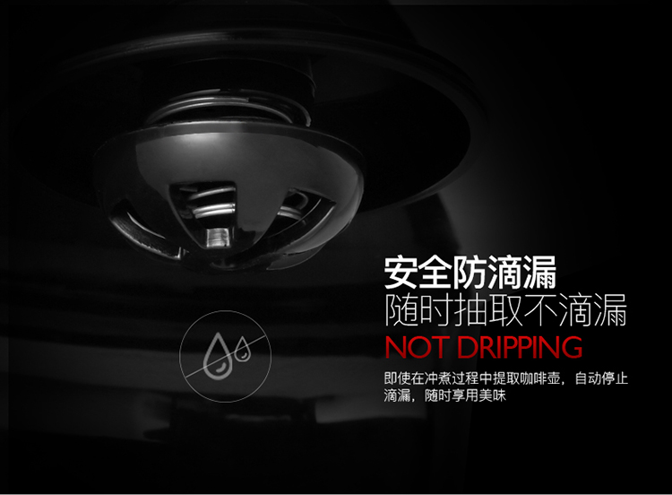 Máy pha cà phê Donlim Dongling DL-KF400 nhỏ pha cà phê nhỏ giọt tự động của Mỹ - Máy pha cà phê máy pha cà phê electrolux