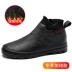 Xe hot 2018 mùa đông mới giúp giày nam thời trang giày xu hướng giày da Gaobang giày nam cộng với nhung cotton ấm áp giày cao cổ quân đội Giay cao