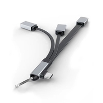 Xiaomi M10 9 8 red rice mobile phone type-c Port universal one-point three USB port splitter OTG conversion line