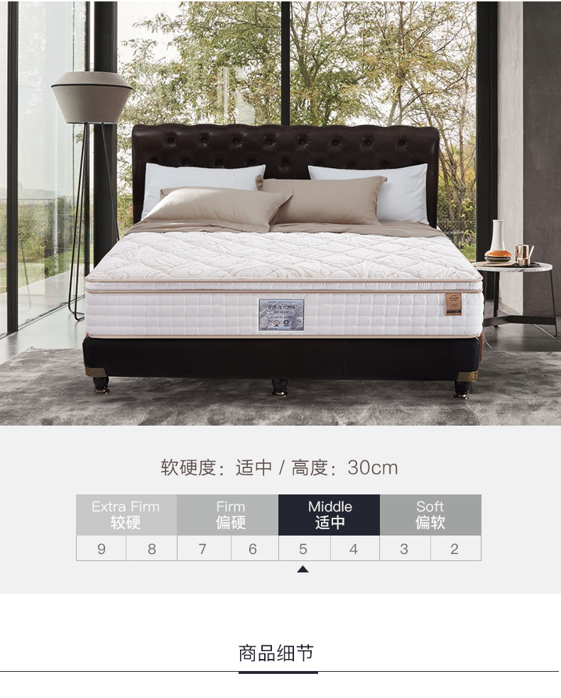 Vàng có thể con latex nệm lò xo nệm Simmons 1.8m giường khách sạn năm sao Intercontinental Shimao tiền hố - Nệm nệm kim đan 1m6