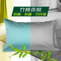 Pillow case Egyptian cotton bamboo fiber bamboo cotton tribute satin pillowcase 50*80 one envelope type sealing pillowcase