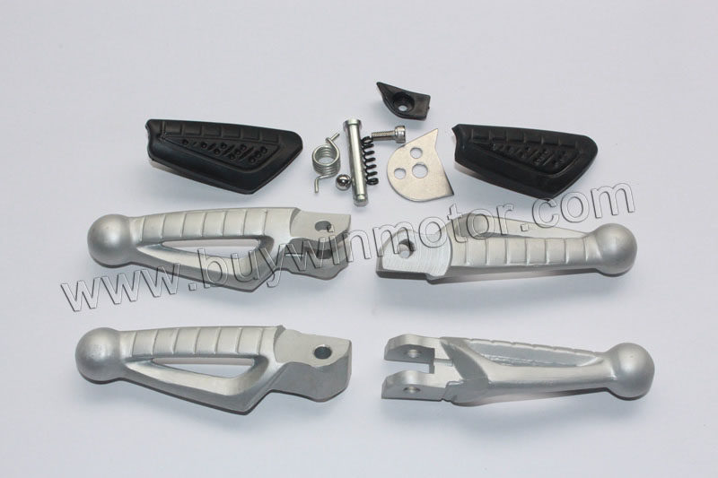 Suitable for yellow dragon BJ600GS left and right front and rear foot pedal pedalling foot pedal rubber spring