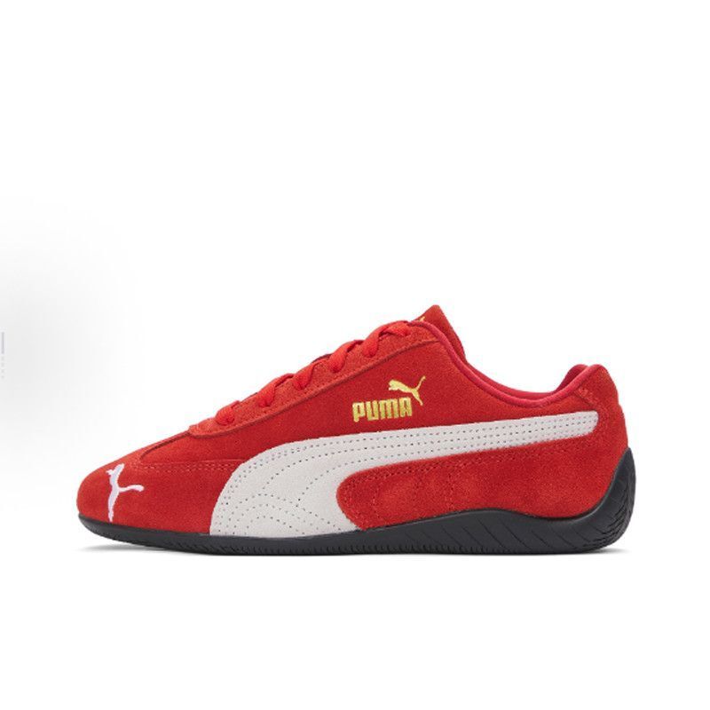 Puma Speedcat Og Black and Red Low-Top Men's and Women's Sports and Leisure Racing Shoes 398846-02