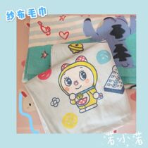 (68) Japanese single jingle sister cartoon adult men and women home gauze face towel face towel towel pure cotton