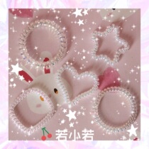 (68) Japan-ROK dream man fish Ji head rope net red hair rope ins girl telephone line hair ring leather fascia