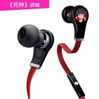 Anime ngoại vi chết ong ong âm thanh kỳ diệu với tai nghe lúa mì tai nghe máy tính di động mp3 trò chơi tai nghe dòng mì - Carton / Hoạt hình liên quan sticker búp bê