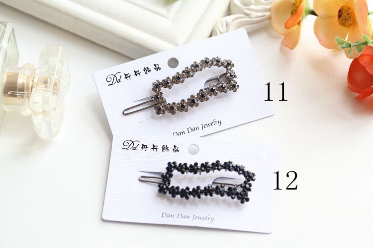 Mua hai tặng một hợp kim miễn phí ếch kim cương clip clip kẹp tóc kẹp tóc kẹp tóc phụ kiện mùa xuân clip bên clip đầu M2032 - Phụ kiện tóc phụ kiện tóc hà nội