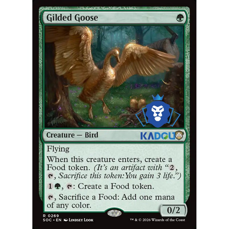 Soc 269 Golden Goose Magic: the Gathering Gilded Goose Soc 269 Golden Goose Magic: the Gathering Gilded Goose