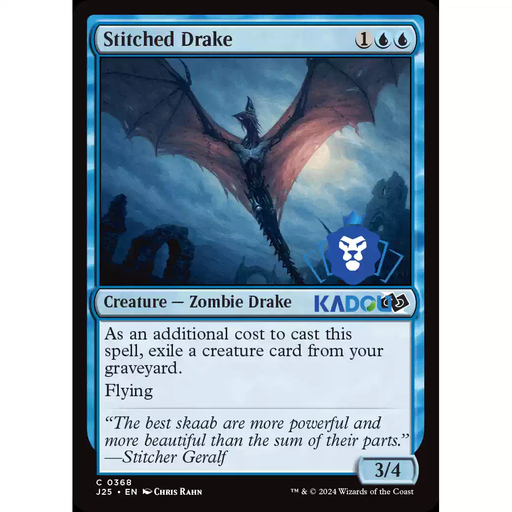 J25 368 拼接龙兽万智牌Stitched Drake-淘宝Taobao | 天猫Tmall