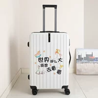 Мультяшный чемодан для путешествий, 24 дюймов, подходит для подростков, подходит для студента